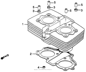 CM250 Цилиндры