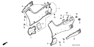 ST1100 Боковая крышка