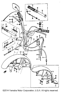 YA6B Handle - front fender