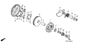 NH90 Drive face / kick starter