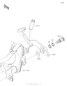  Педаль тормоза