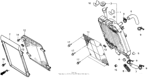 GL1200I Радиатор