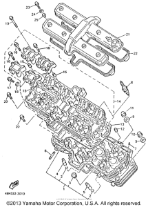 GTS1000AE Головка цилиндров