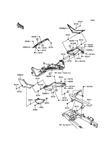 ER300 Боковые обтекатели