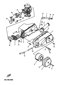 YP125E Впускная система