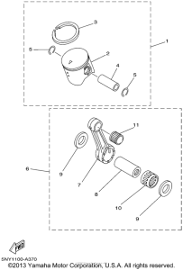 YZ125P Optional parts