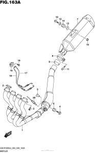 GSX-R1000 Muffler (Gsx-R1000L5 E03)
