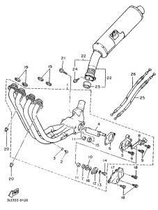 FZR1000 Выхлопная система