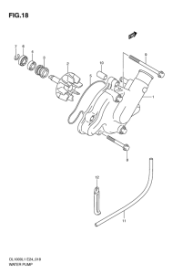 DL1000 Водяная помпа