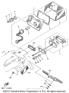 FZR400A Фонарь