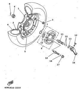 XC125 Переднее колесо