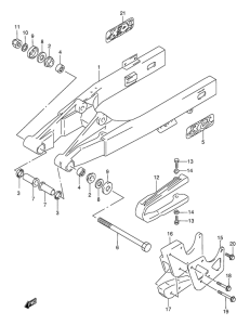 RM80 Маятник задний