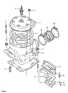 RM125 Цилиндр