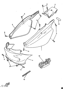 CW50RS Боковые обтекатели