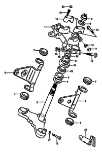 GS550 Траверса нижняя