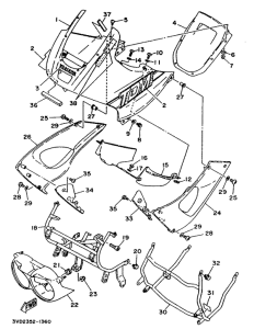 TDM850 Обтекатель 1
