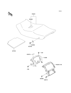 ZX600 Сиденье