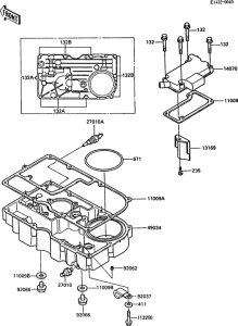 ZX900 Поддон картера