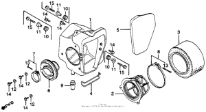 CR125R Воздушный фильтр