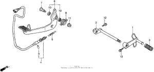 GL1500CF Педали