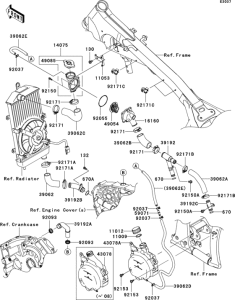 VN900 Патрубки охлаждения