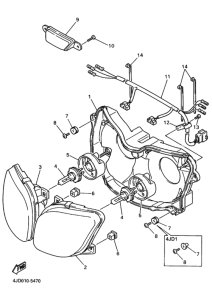 YZF750SP Headlight assy