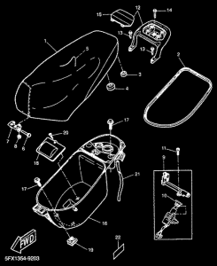 CW50RS Сидение
