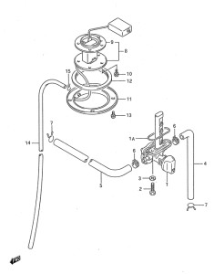 GSX750 Топливный кран