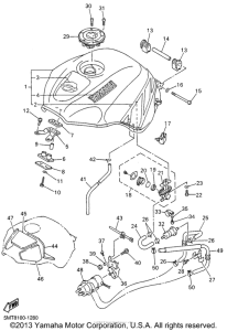 YZF-R6 Топливный бак