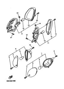 YN100 Проблесковый световой сигнал