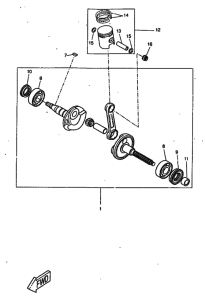 CW50RS Коленчатый вал и Поршень