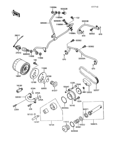 VN750 Oil pump(1 / 2)