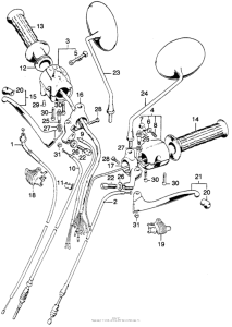 SL125 Lighting switch + cable ii