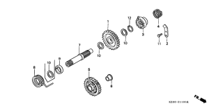CR250R Кик стартер