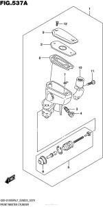 GSX-S1000F (ABS) Главный тормозной цилиндр