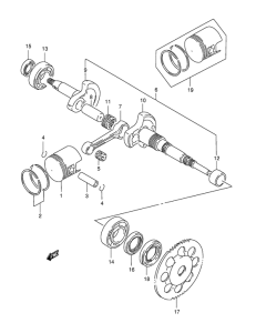 AE50 Вал коленчатый