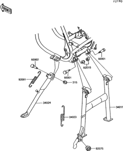 EX305 Подножка