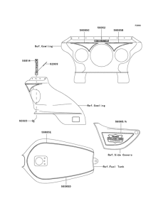 KZ1000 Наклейки