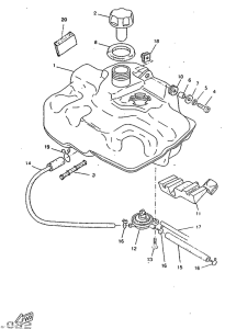 CW50RSP Топливный бак