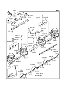 ZX900 Карбюратор