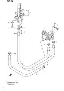 GS500 Топливный кран