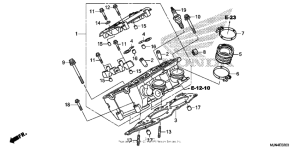 CTX1300 (ABS) Правая головка цилиндров