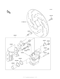 AN112 Передний тормоз