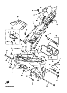 YZF-R1 Frame comp