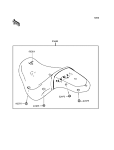 VN900 Сиденье