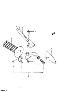RM80 Left handle grip