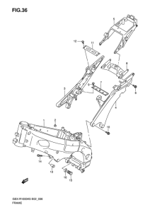 GSX-R1000 Frame comp
