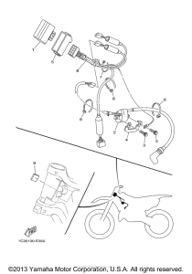 YZ125V Электрика