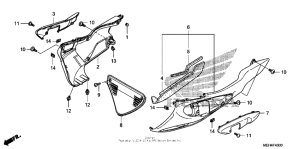 NSA700 Нижний обтекатель