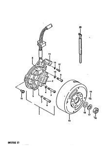 DR125 Зажигание